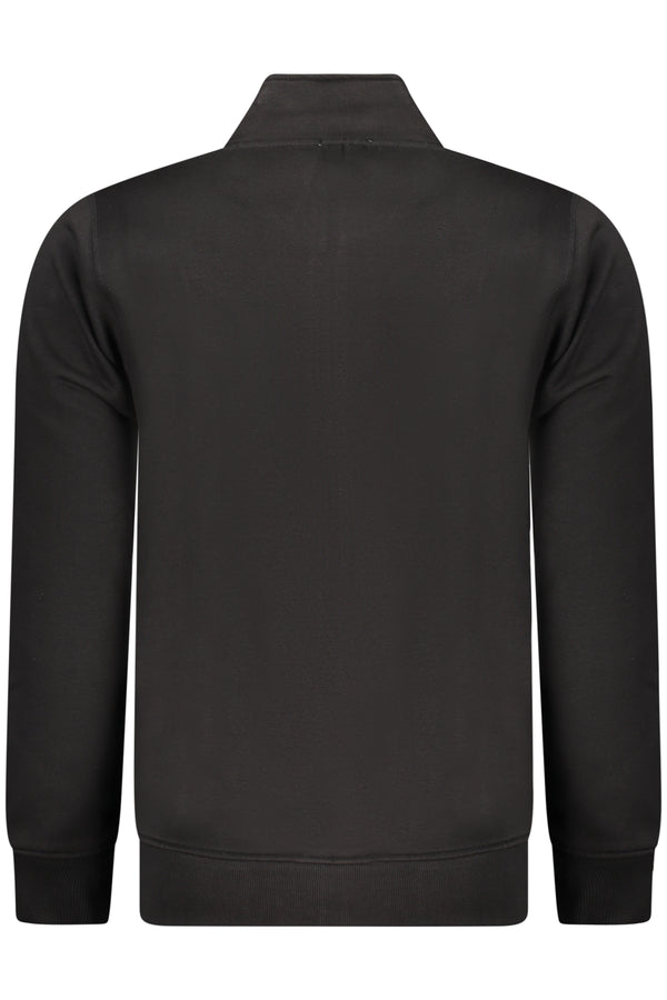 RIFLE FELPA CON ZIP UOMO NERO