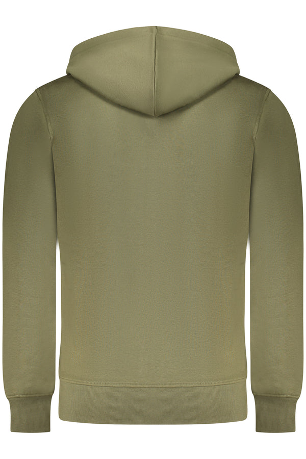 RIFLE FELPA CON ZIP UOMO VERDE