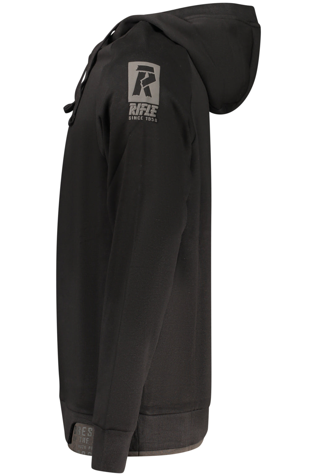 RIFLE FELPA SENZA ZIP UOMO NERO