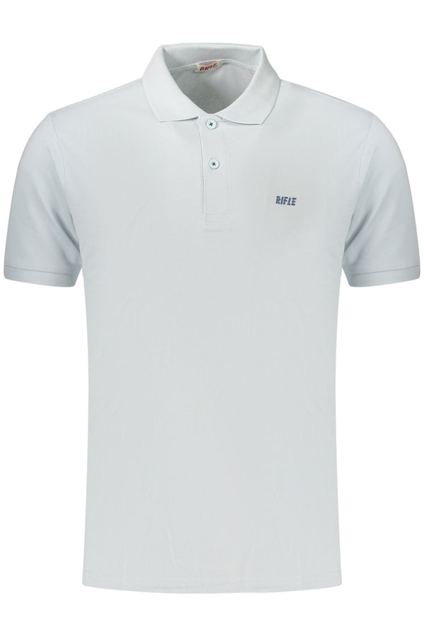 RIFLE POLO MANICHE CORTE UOMO AZZURRO