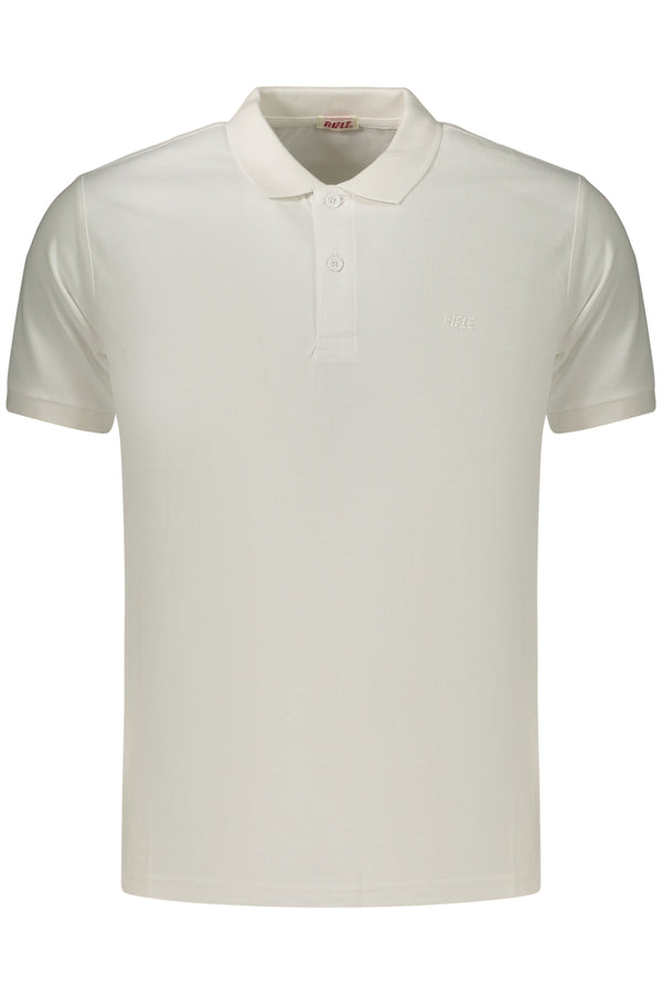 RIFLE POLO MANICHE CORTE UOMO BIANCO