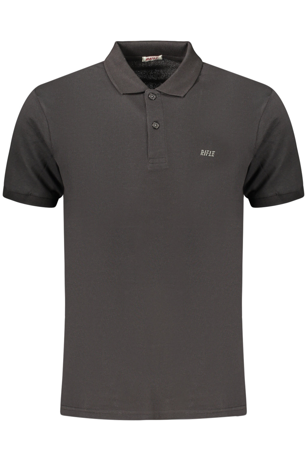 RIFLE POLO MANICHE CORTE UOMO NERO