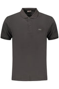 RIFLE POLO MANICHE CORTE UOMO NERO