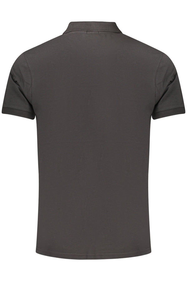 RIFLE POLO MANICHE CORTE UOMO NERO