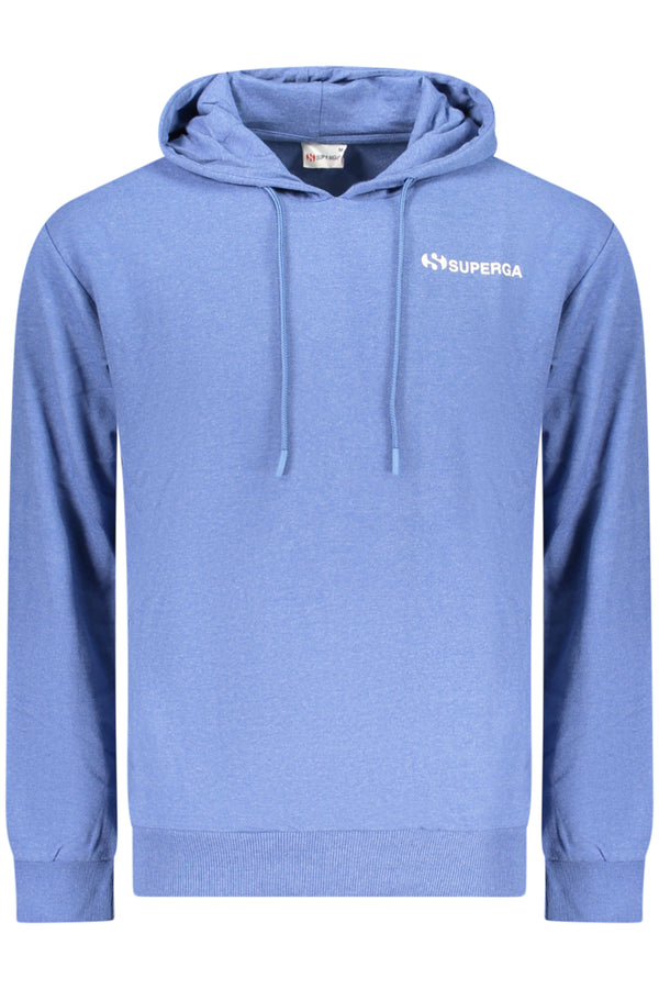 SUPERGA FELPA SENZA ZIP UOMO AZZURRO