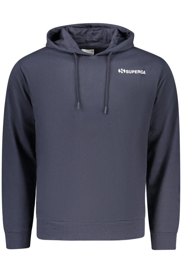 SUPERGA FELPA SENZA ZIP UOMO BLU