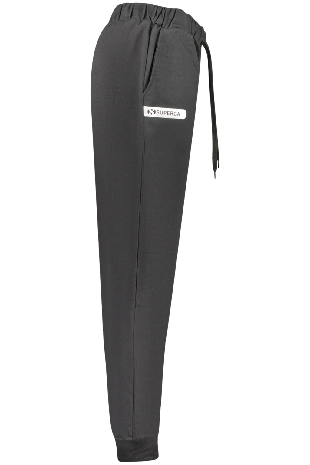 SUPERGA PANTALONE TUTA LUNGO UOMO NERO