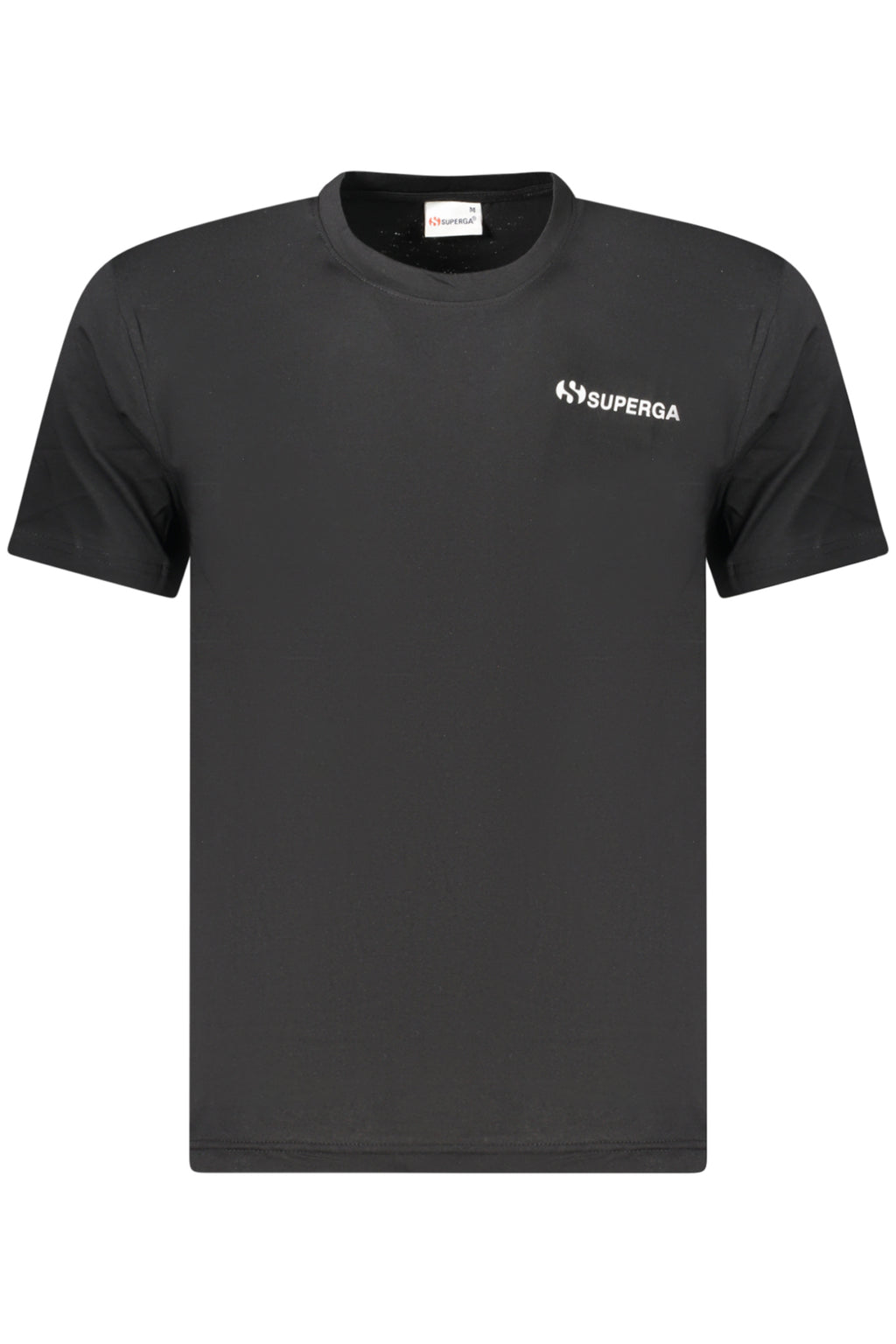 SUPERGA T-SHIRT MANICHE CORTE UOMO NERO