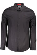 TOMMY HILFIGER CAMICIA MANICHE LUNGHE UOMO NERO