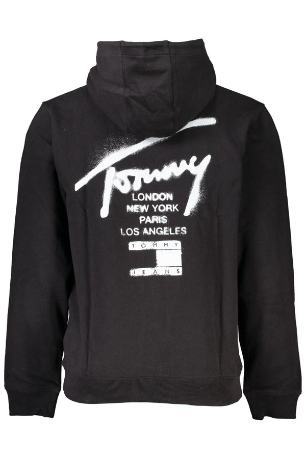 TOMMY HILFIGER FELPA CON ZIP UOMO NERO