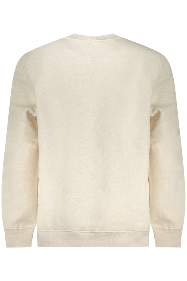 TOMMY HILFIGER FELPA SENZA ZIP UOMO BEIGE