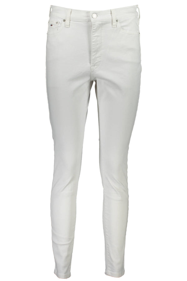 TOMMY HILFIGER JEANS DENIM DONNA BIANCO