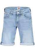 TOMMY HILFIGER JEANS SHORT UOMO AZZURRO