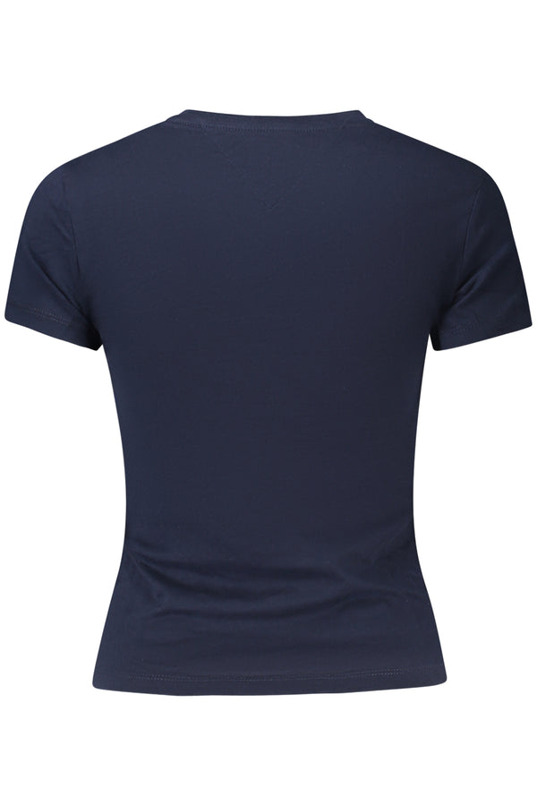 TOMMY HILFIGER T-SHIRT MANICHE CORTE DONNA BLU