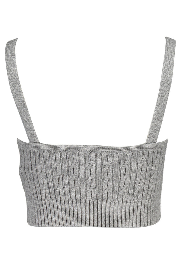 TOMMY HILFIGER TOP DONNA GRIGIO