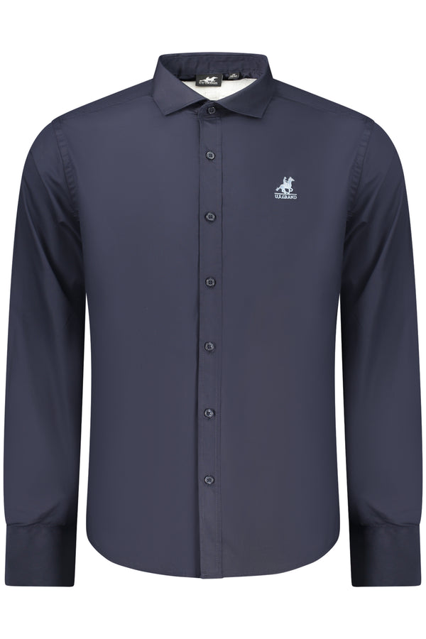 U.S. GRAND CAMICIA MANICHE LUNGHE UOMO BLU