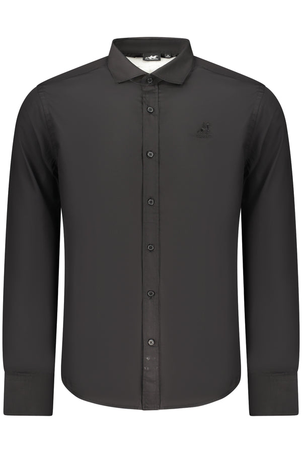 U.S. GRAND CAMICIA MANICHE LUNGHE UOMO NERO