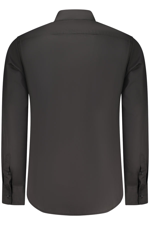 U.S. GRAND CAMICIA MANICHE LUNGHE UOMO NERO