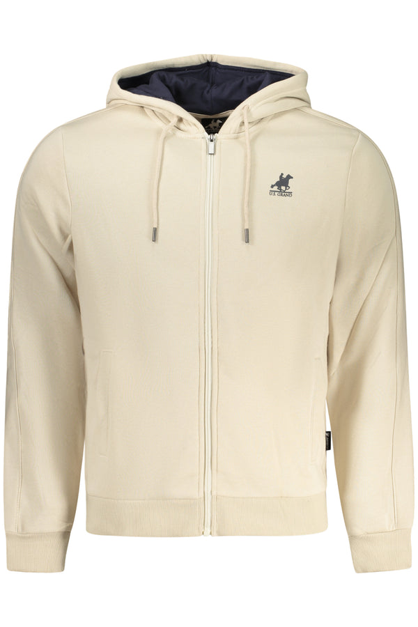 U.S. GRAND FELPA CON ZIP UOMO BEIGE