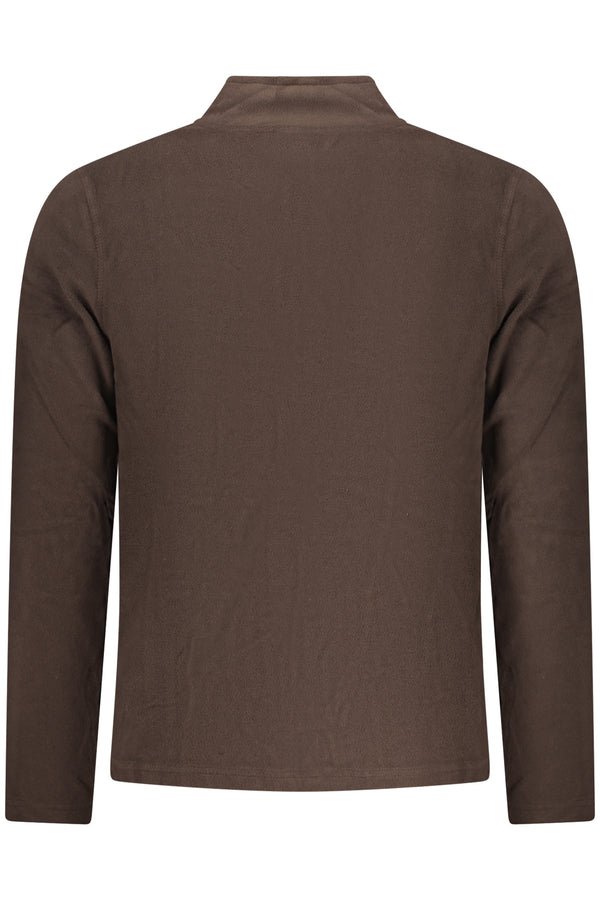 U.S. GRAND FELPA CON ZIP UOMO MARRONE