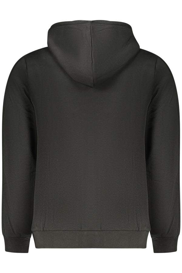 U.S. GRAND FELPA CON ZIP UOMO NERO