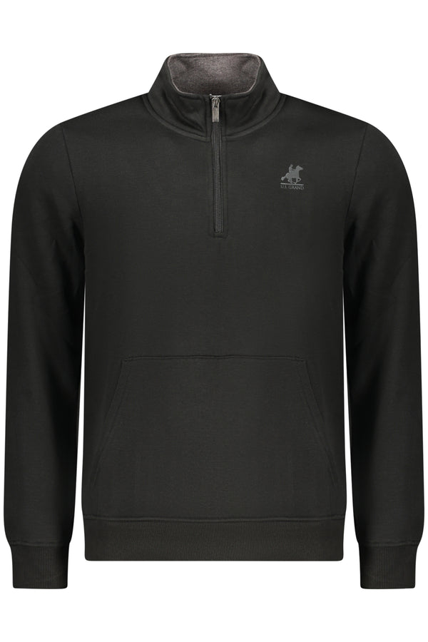 U.S. GRAND FELPA SENZA ZIP UOMO NERO