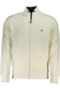 U.S. GRAND FELPA CON ZIP UOMO BIANCO