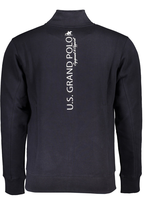 U.S. GRAND FELPA CON ZIP UOMO BLU