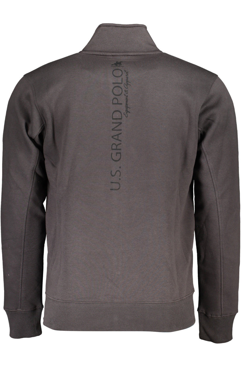 U.S. GRAND FELPA CON ZIP UOMO GRIGIO
