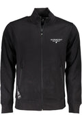 U.S. GRAND FELPA CON ZIP UOMO NERO