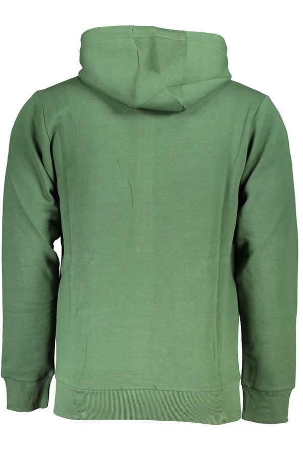 U.S. GRAND FELPA CON ZIP UOMO VERDE