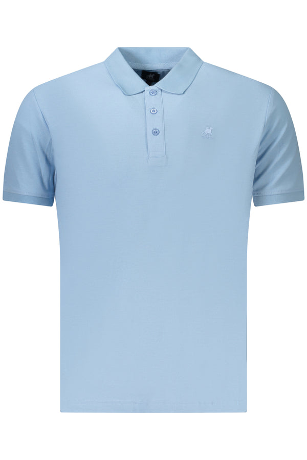 U.S. GRAND POLO MANICHE CORTE UOMO AZZURRO