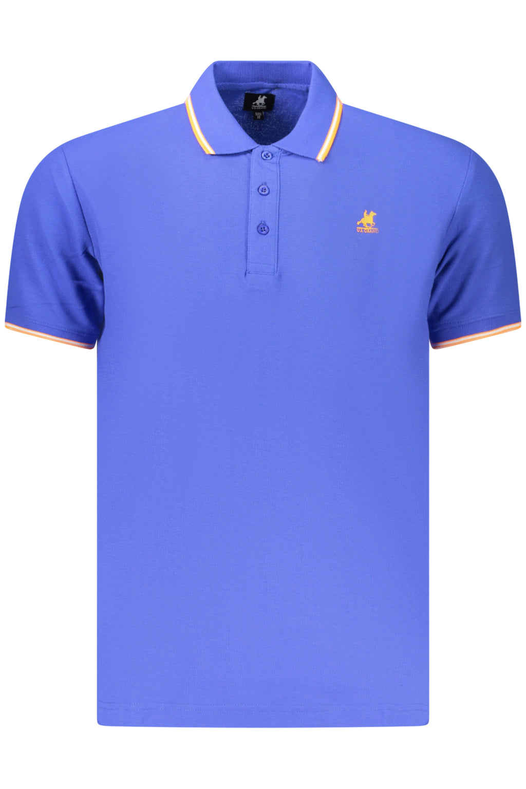U.S. GRAND POLO MANICHE CORTE UOMO BLU