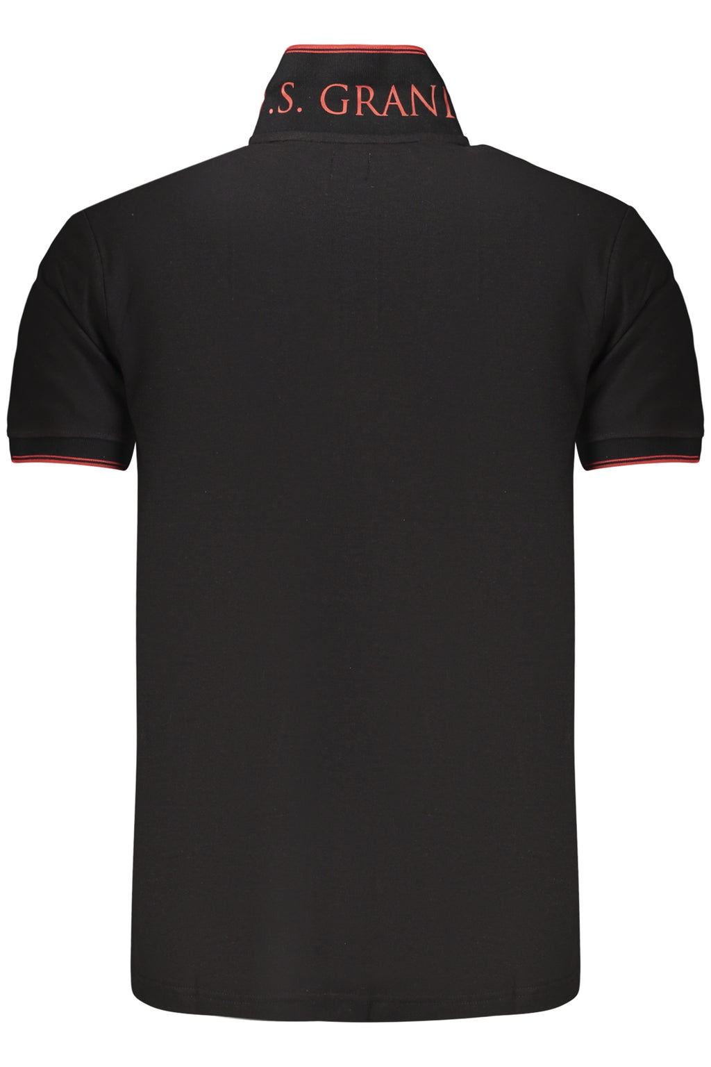 U.S. GRAND POLO MANICHE CORTE UOMO NERO