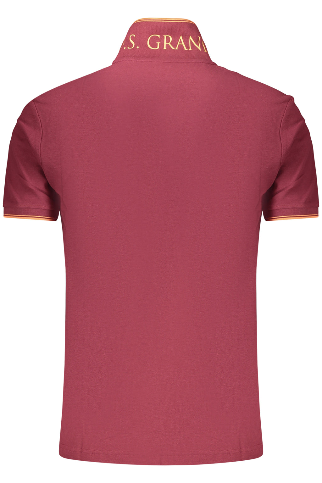 U.S. GRAND POLO MANICHE CORTE UOMO ROSSO