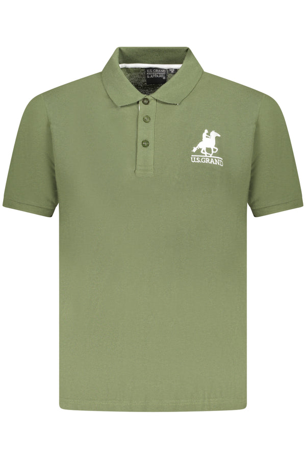 U.S. GRAND POLO MANICHE CORTE UOMO VERDE