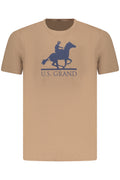 U.S. GRAND T-SHIRT MANICHE CORTE UOMO MARRONE