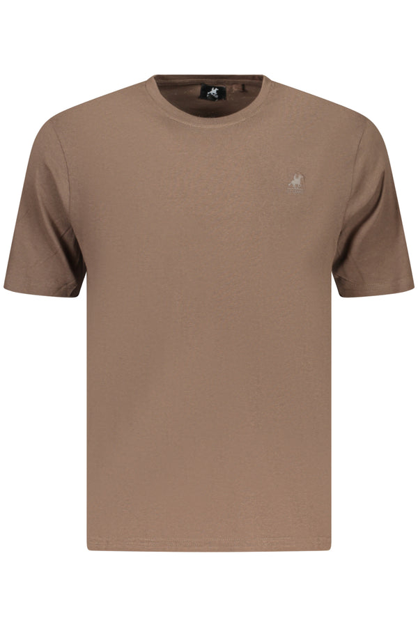 U.S. GRAND T-SHIRT MANICHE CORTE UOMO MARRONE