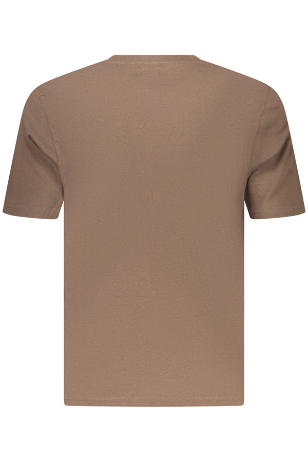 U.S. GRAND T-SHIRT MANICHE CORTE UOMO MARRONE