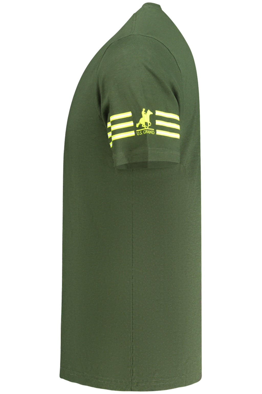 U.S. GRAND T-SHIRT MANICHE CORTE UOMO VERDE