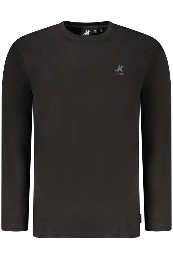 U.S. GRAND T-SHIRT MANICHE LUNGHE UOMO NERO