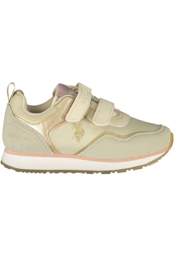 U.S. POLO ASSN. CALZATURA SPORTIVA BAMBINO BEIGE