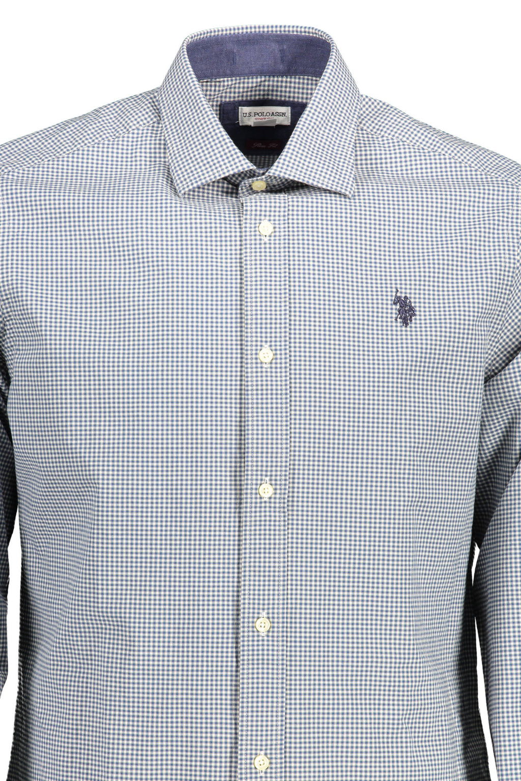 U.S. POLO ASSN. CAMICIA MANICHE LUNGHE UOMO AZZURRO