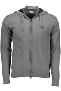 U.S. POLO ASSN. CARDIGAN UOMO GRIGIO