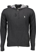 U.S. POLO ASSN. CARDIGAN UOMO NERO