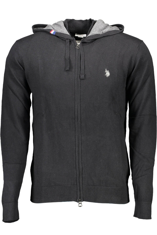 U.S. POLO ASSN. CARDIGAN UOMO NERO