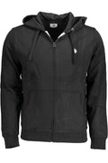 U.S. POLO ASSN. FELPA CON ZIP UOMO NERO