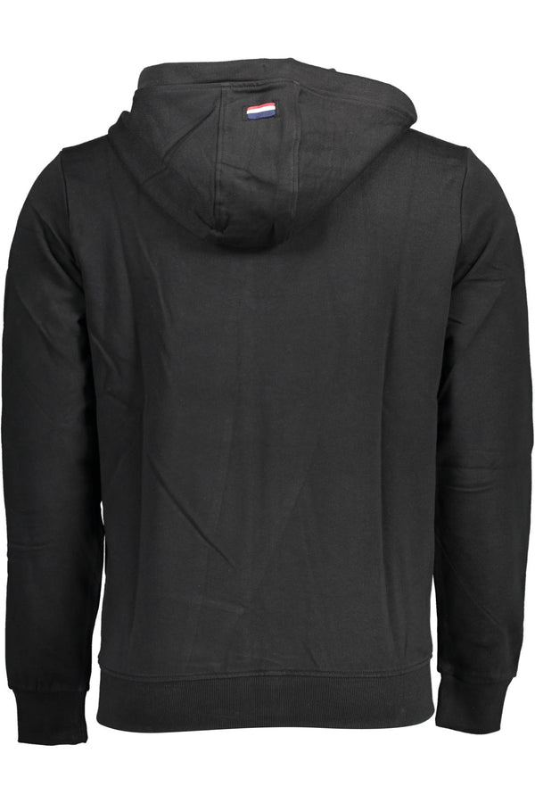 U.S. POLO ASSN. FELPA CON ZIP UOMO NERO