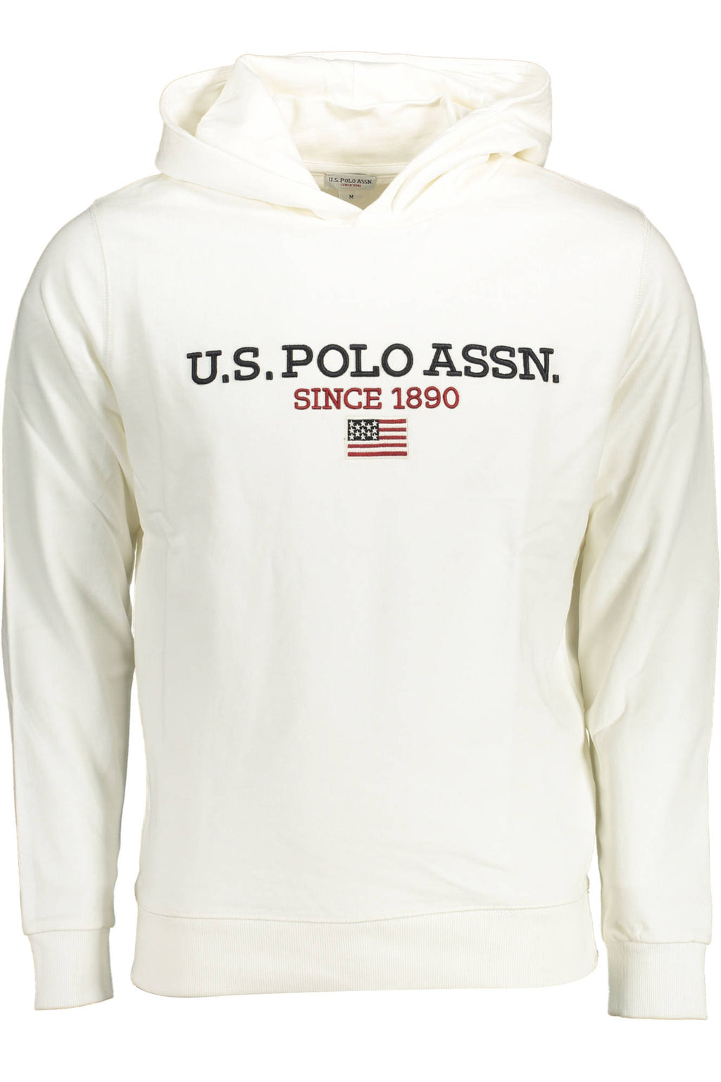 U.S. POLO ASSN. FELPA SENZA ZIP UOMO BIANCO
