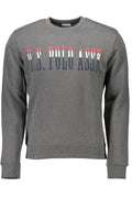 U.S. POLO ASSN. FELPA SENZA ZIP UOMO GRIGIO
